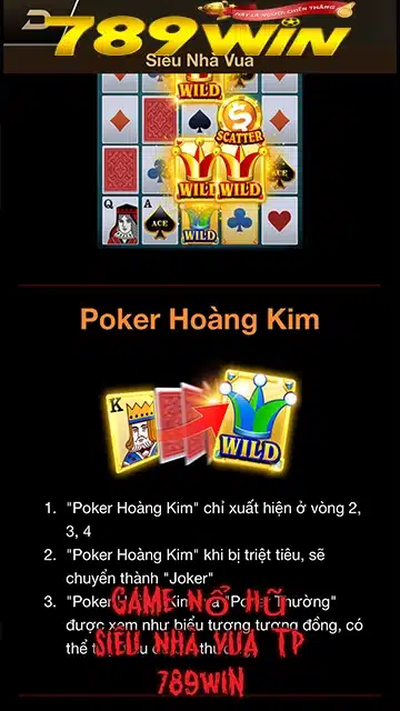 Biểu Tượng Vàng Super King Giúp Người Chơi Thêm Nhiều May Mắn