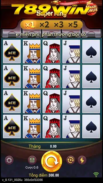 Giao Diện Game Siêu Nhà Vua TP Tại 789-win